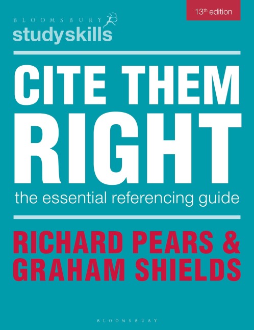 Cite Them Right - Richard Pears, Graham Shields