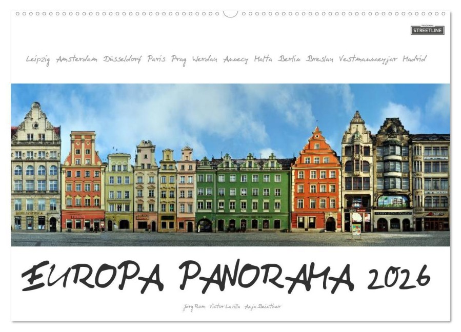 Europa Panorama 2026 (Wandkalender 2026 DIN A2 quer), CALVENDO Monatskalender - Jörg Rom