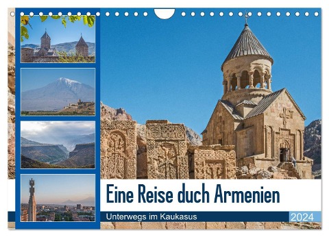 Eine Reise durch Armenien (Wandkalender 2024 DIN A4 quer), CALVENDO Monatskalender - Thomas Leonhardy