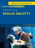 Cover-Bild zum Titel 'Emilia Galotti von Gotthold Ephraim Lessing - Textanalyse und Interpretation' von 'Gotthold Ephraim Lessing'