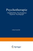 Cover-Bild zum Titel 'Psychotherapie' von 'Arthur Kronfeld'