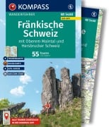 Cover-Bild zum Titel 'KOMPASS Wanderführer Fränkische Schweiz mit Oberem Maintal und Hersbrucker Schweiz, 55 Touren mit Extra-Tourenkarte' von 'Lisa Aigner'