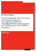 Cover-Bild zum Titel 'Die Entscheidung des BVerfG im zweiten Verbotsverfahren gegen die Nationaldemokratische Partei Deutschlands. Welche Bedeutung besitzt das Urteil im Bezug auf eine Streitbare Demokratie?' von 'Karl Spannenberger'