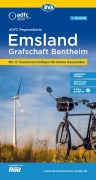 Cover-Bild zum Titel 'BVA ADFC Regionalkarte Emsland, Grafschaft Bentheim mit Knotenpunkten 1:75.000' von ''