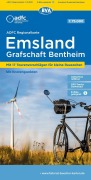 Cover-Bild zum Titel 'BVA ADFC Regionalkarte Emsland, Grafschaft Bentheim mit Knotenpunkten 1:75.000' von ''