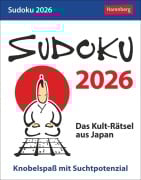 Cover-Bild zum Titel 'Sudoku Tagesabreißkalender 2026 - Das Kult-Rätsel aus Japan' von 'Stefan Krüger'