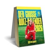 Cover-Bild zum Titel 'Der große 11FREUNDE Quiz-Kalender 2026 - 365 Fragen für Quiz-Ultras Tagesabreißkalender mit Aufsteller-Funktion - 11,8x15,9 - Tischkalender' von ''