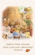 Cover-Bild zum Titel 'Beatrix Potter wünscht "Alles Gute zum Geburtstag!" Notizbuch ( Peter Hase )' von 'Beatrix Potter, Elizabeth M. Potter'