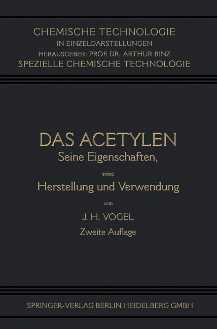 Das Acetylen - Johann Heinrich Vogel