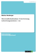 Cover-Bild zum Titel 'Motorradhelmabnahme (Unterweisung Lehrrettungsassistent / -in)' von 'Markus Neuberger'