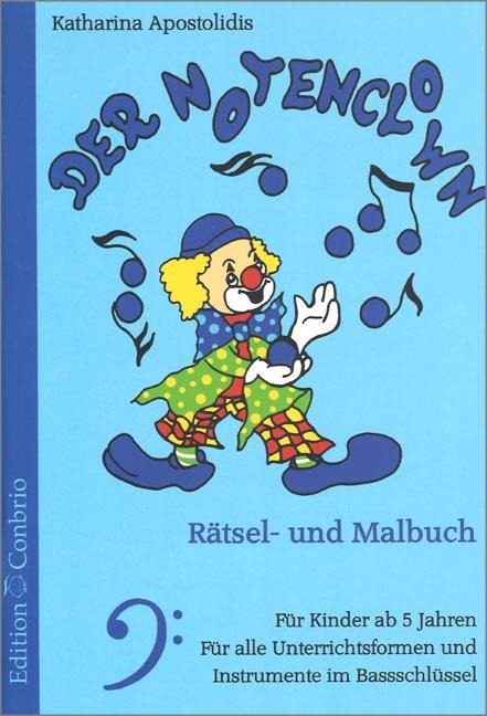 Notenclown - Bassschlüssel - Katharina Apostolidis