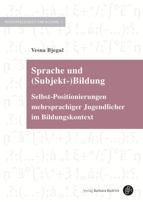 Sprache und (Subjekt-)Bildung - Vesna Bjegac