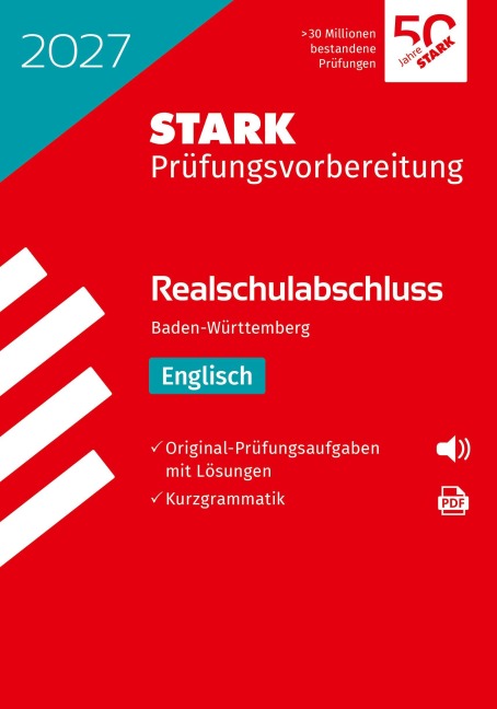 STARK Englisch - Realschulabschluss 2027 BW - Prüfungsvorbereitung - 