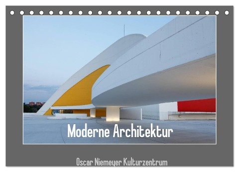 Moderne Architektur - Oscar Niemeyer Kulturzentrum (Tischkalender 2024 DIN A5 quer), CALVENDO Monatskalender - Dirk Ehrentraut