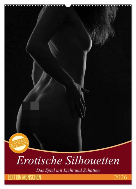 Erotische Silhouetten (Wandkalender 2026 DIN A2 hoch), CALVENDO Monatskalender - Ralf Kaiser