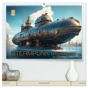 Steampunk Maschinenwelt (hochwertiger Premium Wandkalender 2026 DIN A2 quer), Kunstdruck in Hochglanz - Renate Utz