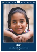 Cover-Bild zum Titel 'Israel und hebräische Namen Gottes (Wandkalender 2026 DIN A4 hoch), CALVENDO Monatskalender' von 'HebrewArtDesigns Marena Camadini Zara'