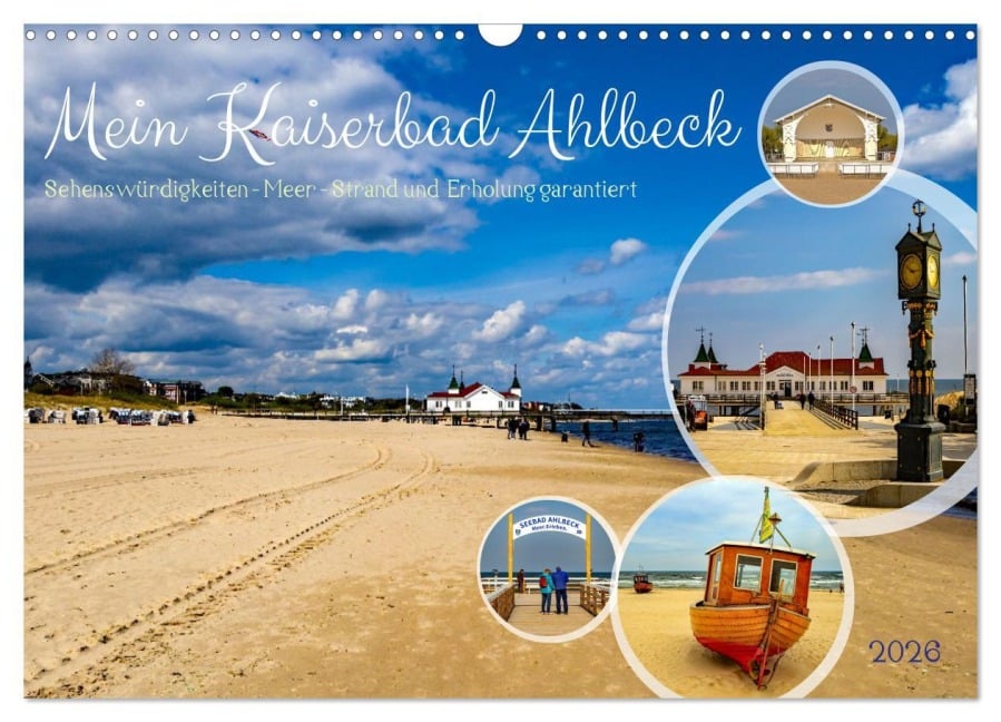 Mein Kaiserbad Ahlbeck (Wandkalender 2026 DIN A3 quer), CALVENDO Monatskalender - Holger Felix