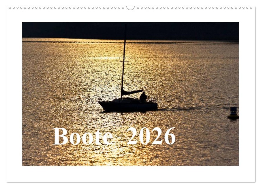 Boote 2026 (Wandkalender 2026 DIN A2 quer), CALVENDO Monatskalender - Jörg Hennig