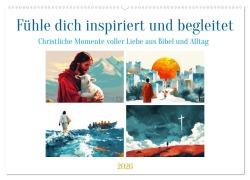Cover-Bild zum Titel 'Fühle dich inspiriert und begleitet (Wandkalender 2026 DIN A2 quer), CALVENDO Monatskalender' von 'Kerstin Waurick'