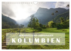 Cover-Bild zum Titel 'BEKANNTES UND UNBEKANNTES KOLUMBIEN (Wandkalender 2026 DIN A4 quer), CALVENDO Monatskalender' von 'Askson Vargard'