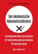 Cover-Bild zum Titel 'Der akademische Nationalsozialismus' von 'Miriam Wildenauer'