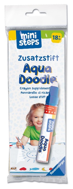 Ravensburger ministeps 4185 Aqua Doodle Zusatzstift - Zubehör für Aqua Doodle-Malsets, fleckenfreies erstes Malen mit Wasser für Kinder ab 18 Monaten - 
