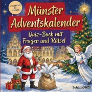 Cover-Bild zum Titel 'Münster-Adventskalender: Quiz-Buch mit Fragen und Rätsel' von 'Schlauvento Interactive'