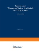 Cover-Bild zum Titel 'Jahrbuch der Wissenschaftlichen Gesellschaft für Flugtechnik' von 'Wissenschaftliche Gesellschaft Für Flugtechnik'