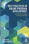 Cover-Bild zum Titel 'Best Practices in Online Program Development' von 'Elliot King, Neil Alperstein'