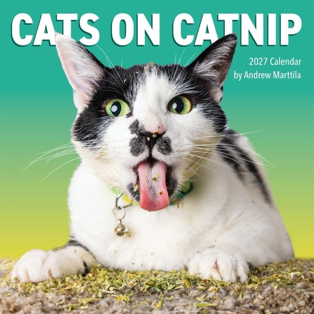 Cats on Catnip Wall Calendar 2027 - Andrew Marttila, Workman Calendars