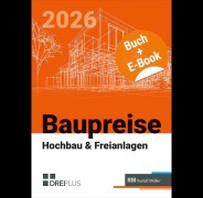 Cover-Bild zum Titel 'Baupreise für Hochbau und Freianlagen 2026 mit E-Book (PDF)' von 'Uwe Morell'