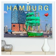 Cover-Bild zum Titel 'Hamburg - meine Stadt mit viel Herz (hochwertiger Premium Wandkalender 2026 DIN A2 quer), Kunstdruck in Hochglanz' von 'Peter Roder'