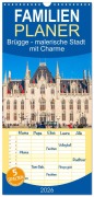Cover-Bild zum Titel 'Familienplaner 2026 - Brügge - malerische Stadt mit Charme mit 5 Spalten (Wandkalender, 21 x 45 cm) CALVENDO' von 'Nina Schwarze'