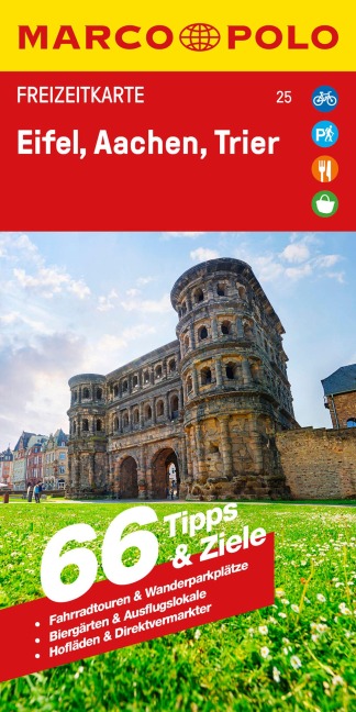 MARCO POLO Freizeitkarte 25 Eifel, Aachen, Trier 1:120.000 - 