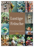 Cover-Bild zum Titel 'Lustige Frösche (Tischkalender 2026 DIN A5 hoch), CALVENDO Monatskalender' von 'Steffen Gierok-Latniak'