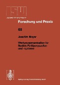 Cover-Bild zum Titel 'Werkzeugorganisation für flexible Fertigungszellen und -systeme' von 'Joachim Mayer'