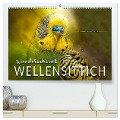 Wunderschöner Wellensittich (hochwertiger Premium Wandkalender 2024 DIN A2 quer), Kunstdruck in Hochglanz - Peter Roder