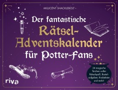Cover-Bild zum Titel 'Der fantastische Rätsel-Adventskalender für Potter-Fans' von 'Millicent Shacklebolt'