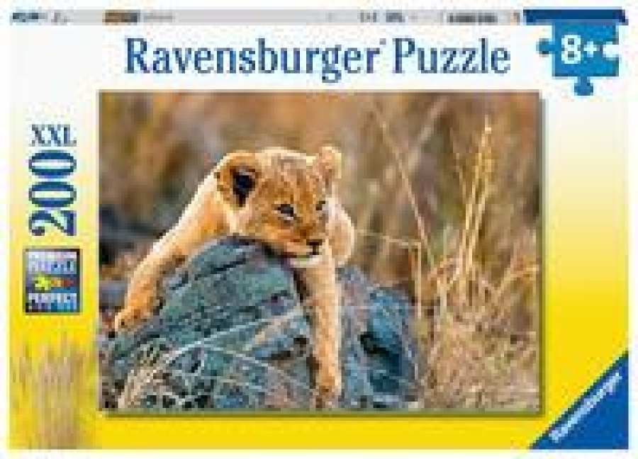 Ravensburger Kinderpuzzle - Kleiner Löwe - 200 Teile Puzzle für Kinder ab 8 Jahren - 