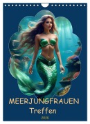 Cover-Bild zum Titel 'MEERJUNGFRAUEN Treffen (Wandkalender 2026 DIN A4 hoch), CALVENDO Monatskalender' von 'Jenö Keceli M.'