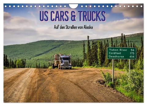 US Cars & Trucks in Alaska / CH-Version (Wandkalender 2024 DIN A4 quer), CALVENDO Monatskalender - Marcel Wenk