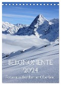 Bergmomente (Tischkalender 2024 DIN A5 hoch), CALVENDO Monatskalender - Bettina Schnittert