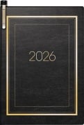 Cover-Bild zum Titel 'BRUNNEN 1071336906 | Taschenkalender Mod. 713 2026 | A7, Kunstleder, schwarz' von ''