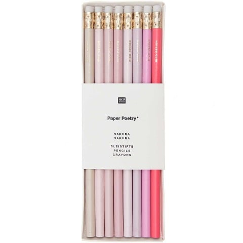 Bleistift-Set All shades of Sakura - 
