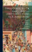 Cover-Bild zum Titel 'Obras completas de Amado Nervo. [Texto al cuidado de Alfonso Reyes; ilustraciones de Marco]; Volume 20' von 'Amado Nervo, Alfonso Reyes'