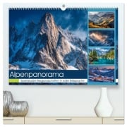Cover-Bild zum Titel 'Alpenpanorama (hochwertiger Premium Wandkalender 2027 DIN A2 quer), Kunstdruck in Hochglanz' von 'Steffen Gierok-Latniak'