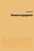 Cover-Bild zum Titel 'Bewertungsgesetz' von 'Wolfgang Teß'