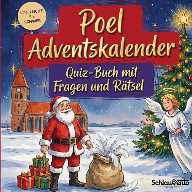 Poel-Adventskalender: Quiz-Buch mit Fragen und Rätsel - Schlauvento Interactive