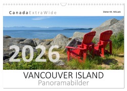 Cover-Bild zum Titel 'Vancouver Island Panoramabilder (Wandkalender 2026 DIN A3 quer), CALVENDO Monatskalender' von 'Dieter-M. Wilczek'